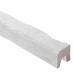 Декоративная балка Decosa Тироль (белый) 200х130х4000