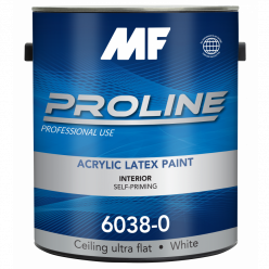 Proline Blue 6038 Ceiling Paint Ultra Flat Self Priming 010